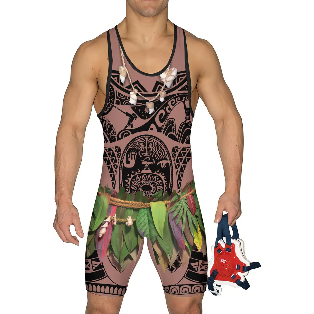 Moana Maui Cosplay Wrestling Singlet