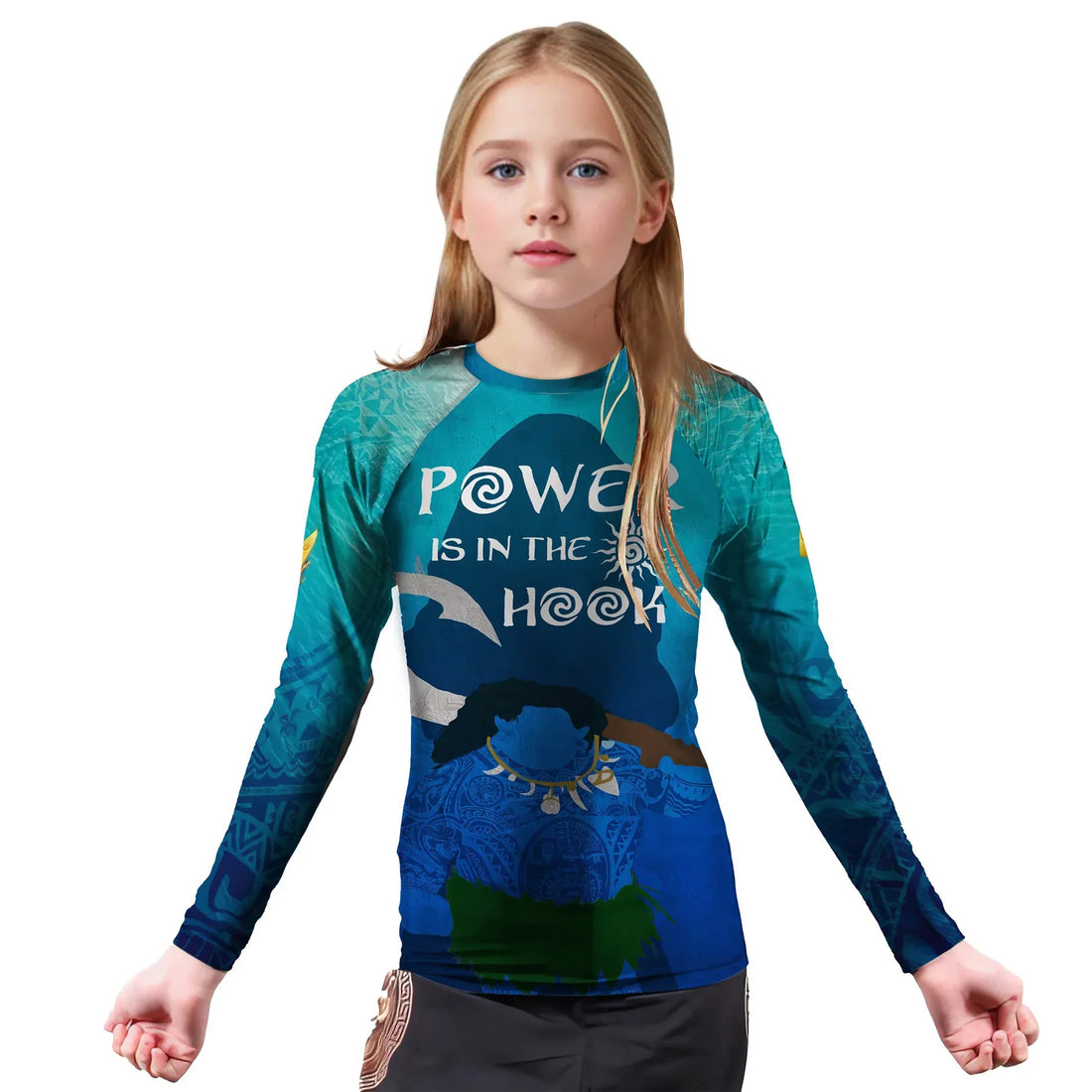 Moana Maui Hook Kids Rash Guard