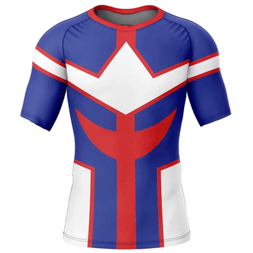 My Hero Academia All-Might Hero Uniform Rash Guard