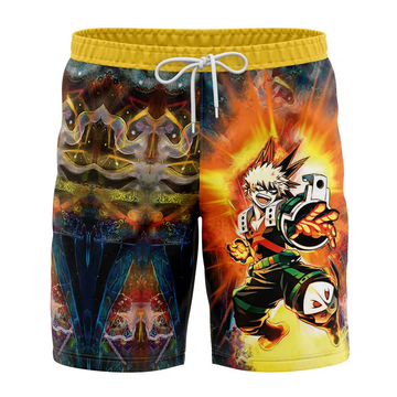 My Hero Academia Bakugo Swim Trunks