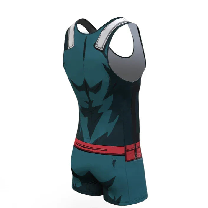 My Hero Academia Deku Wrestling Singlet