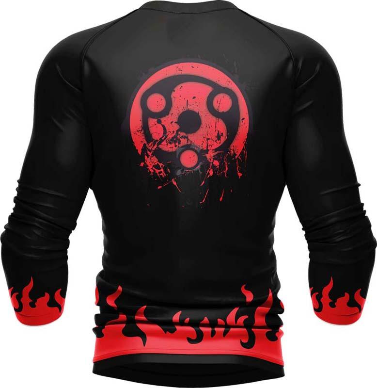 Naruto Madara Original Sharingan Long Sleeve Rash Guard