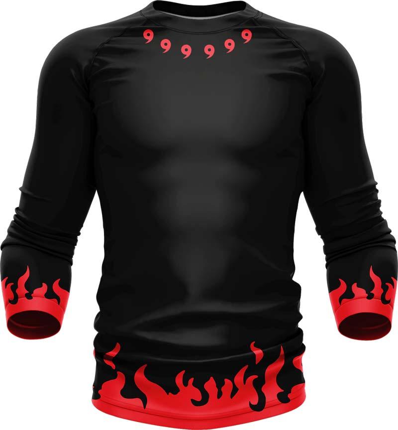 Naruto Madara Original Sharingan Long Sleeve Rash Guard