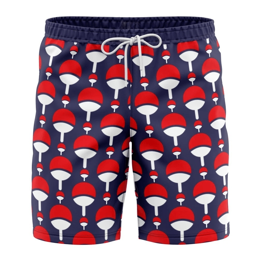 Naruto Uchiha Symbol Swim Trunks