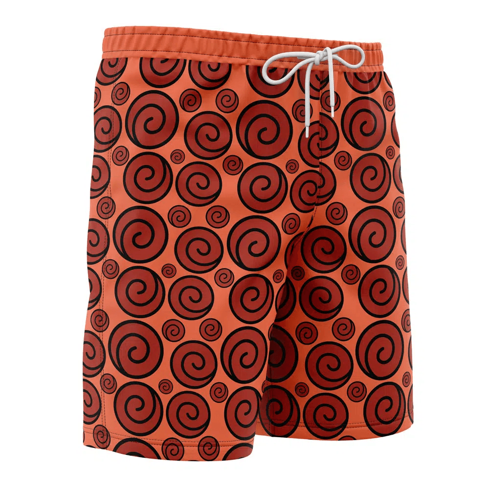 Naruto Uzumaki Clan Swim Trunks