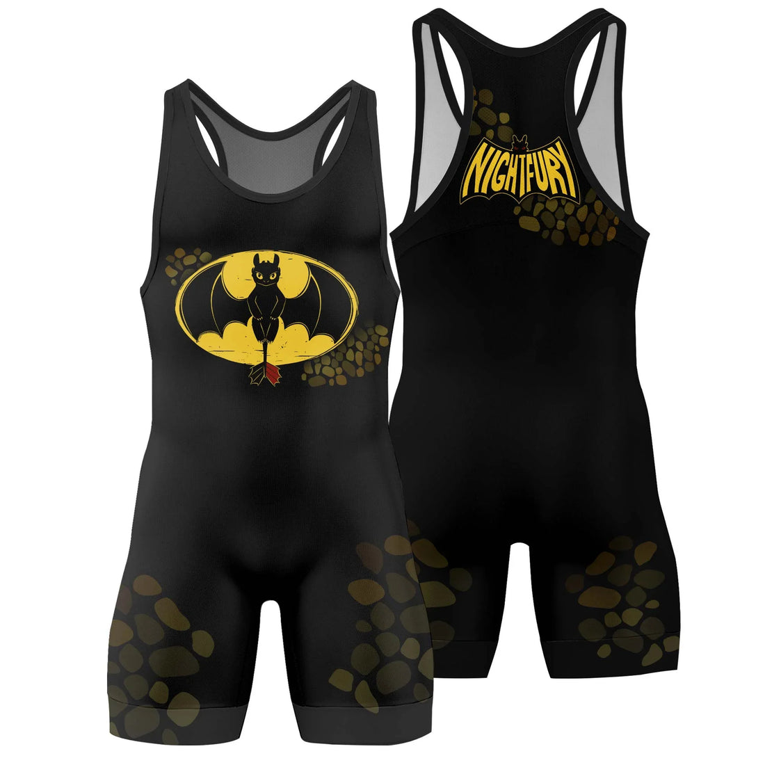 Night Fury Toothless Wrestling Singlet