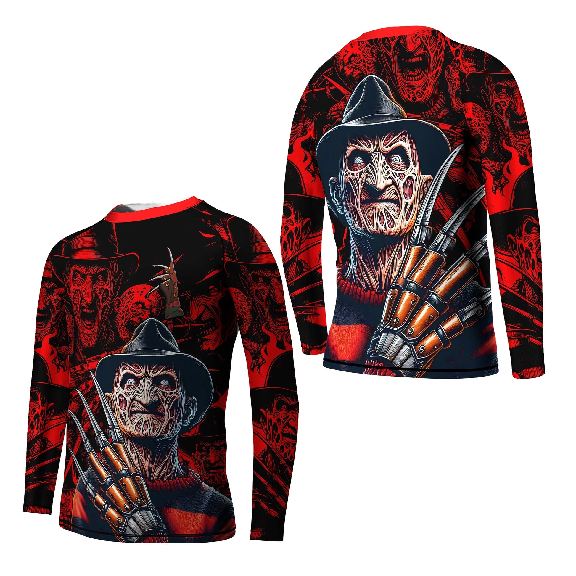 Nightmare Freddy Kids Rash Guard