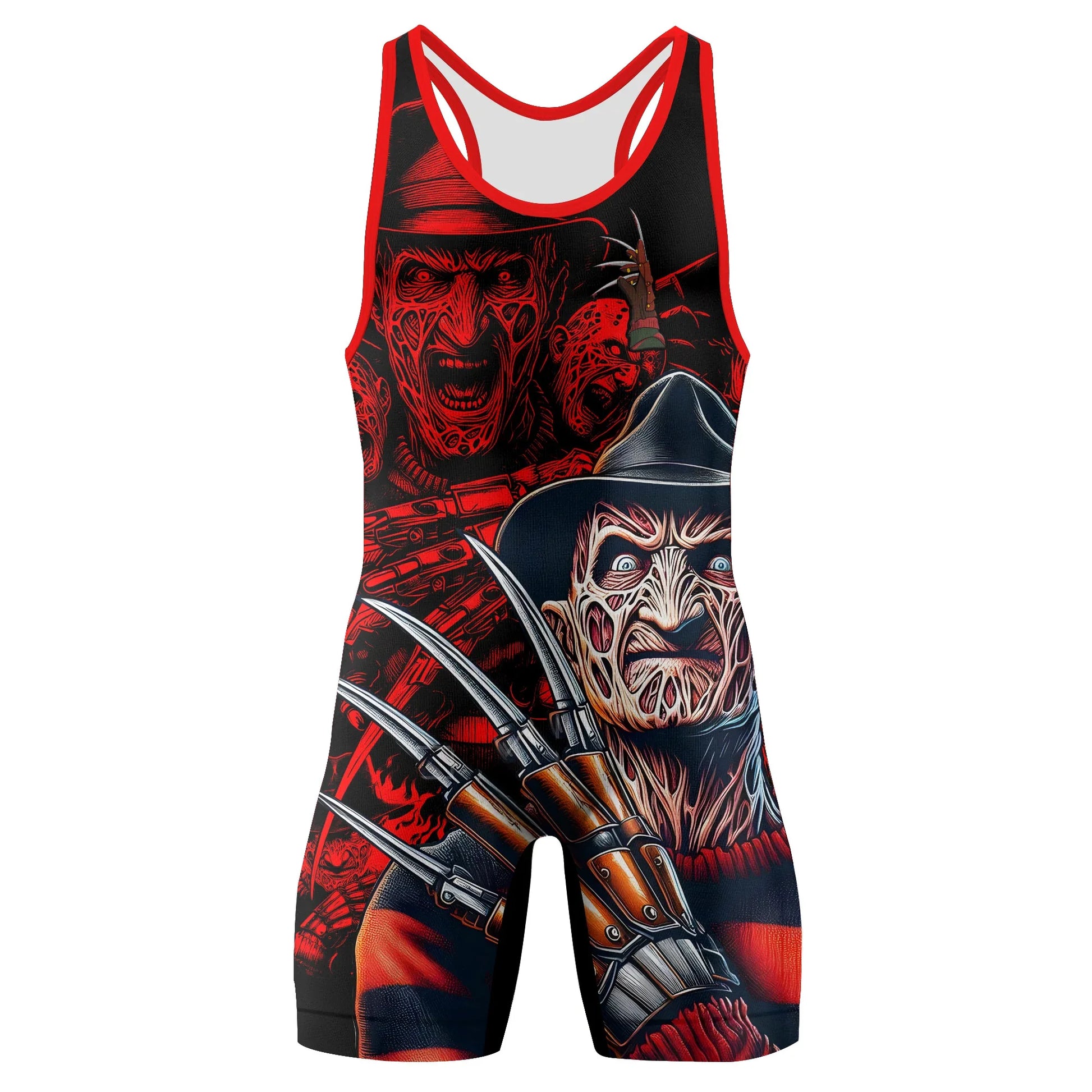 Nightmare Freddy Wrestling Singlet