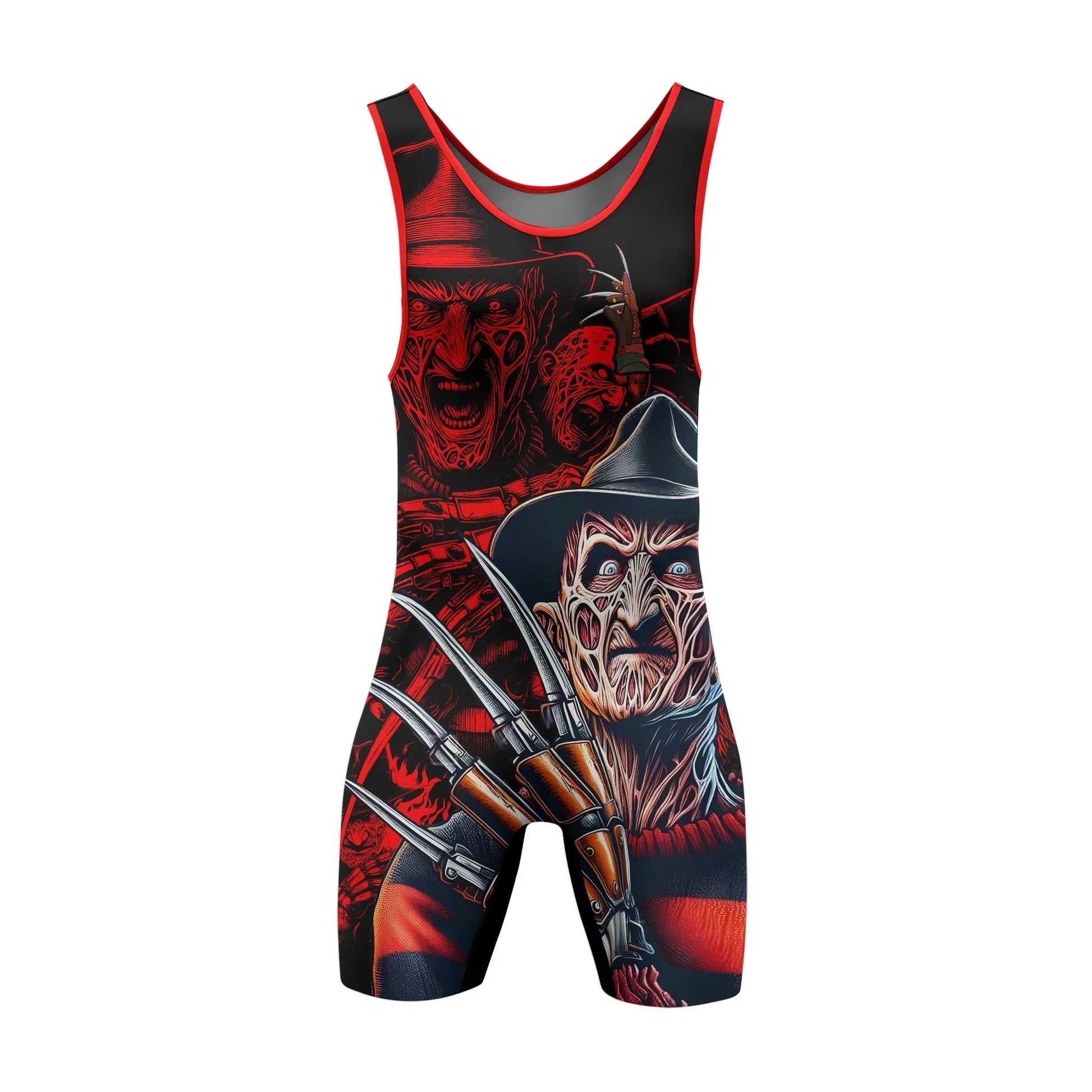 Nightmare Freddy Wrestling Singlet