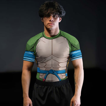 Ninja Turtle Leo Cosplay Rash Guard