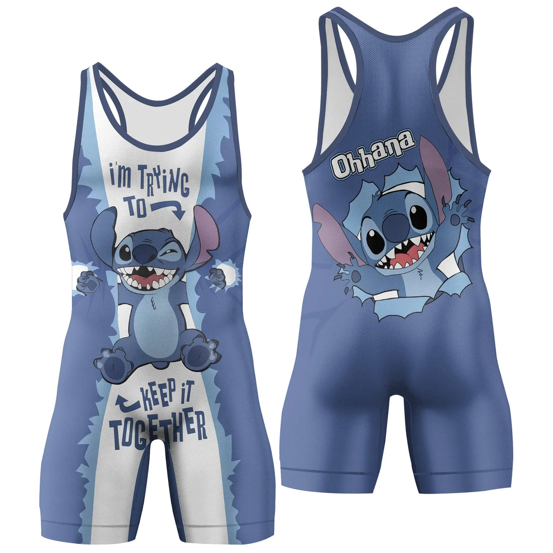 Ohhana Stitch Wrestling Singlet