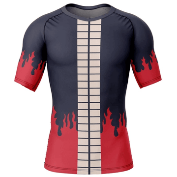 One Piece Ace Alabasta Cloak Rash Guard