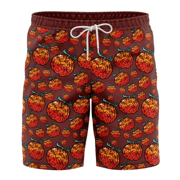 One Piece Mera Mera Fruit Swim Trunks
