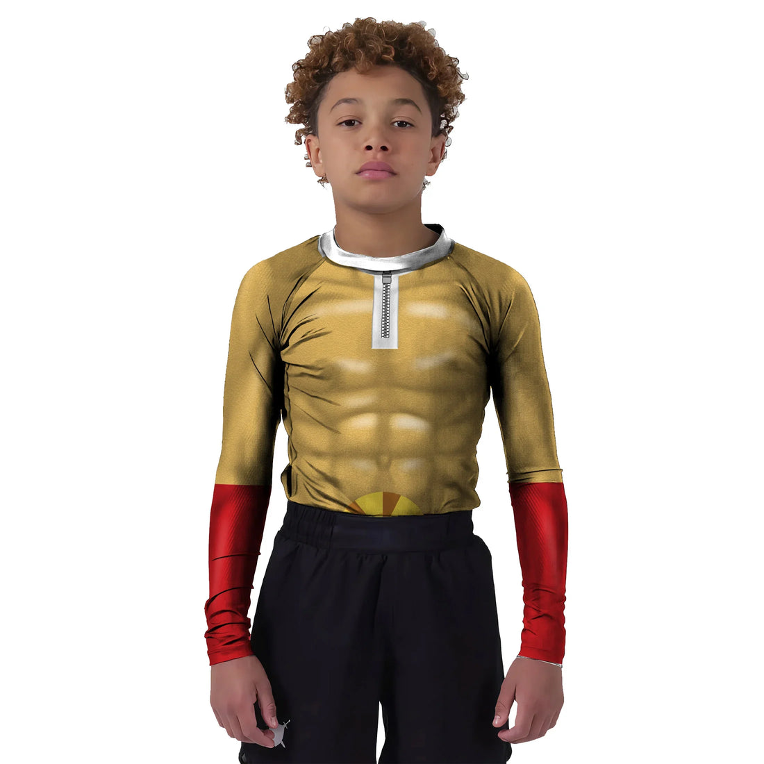 One Punch Man Saitama Kids Rash Guard