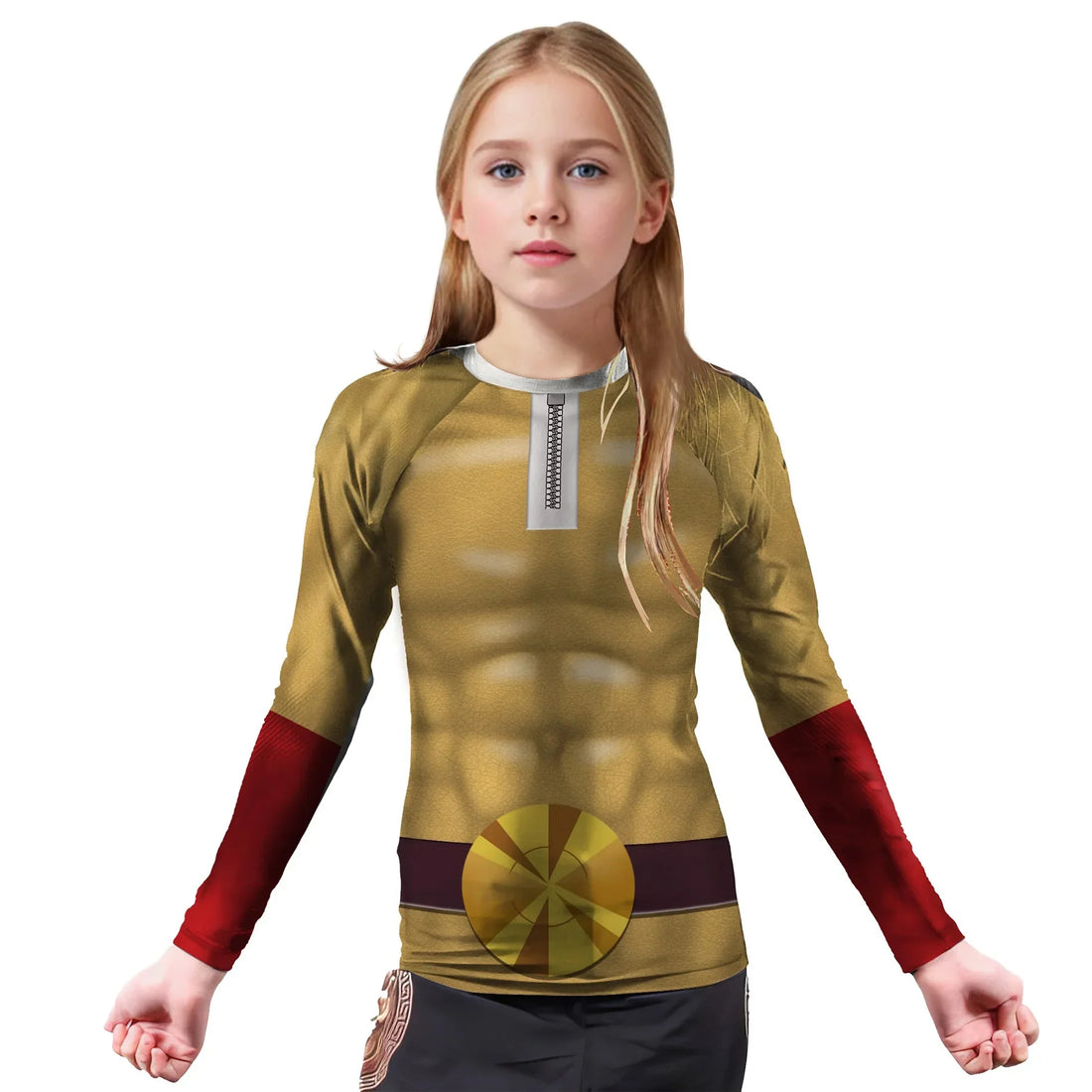 One Punch Man Saitama Kids Rash Guard