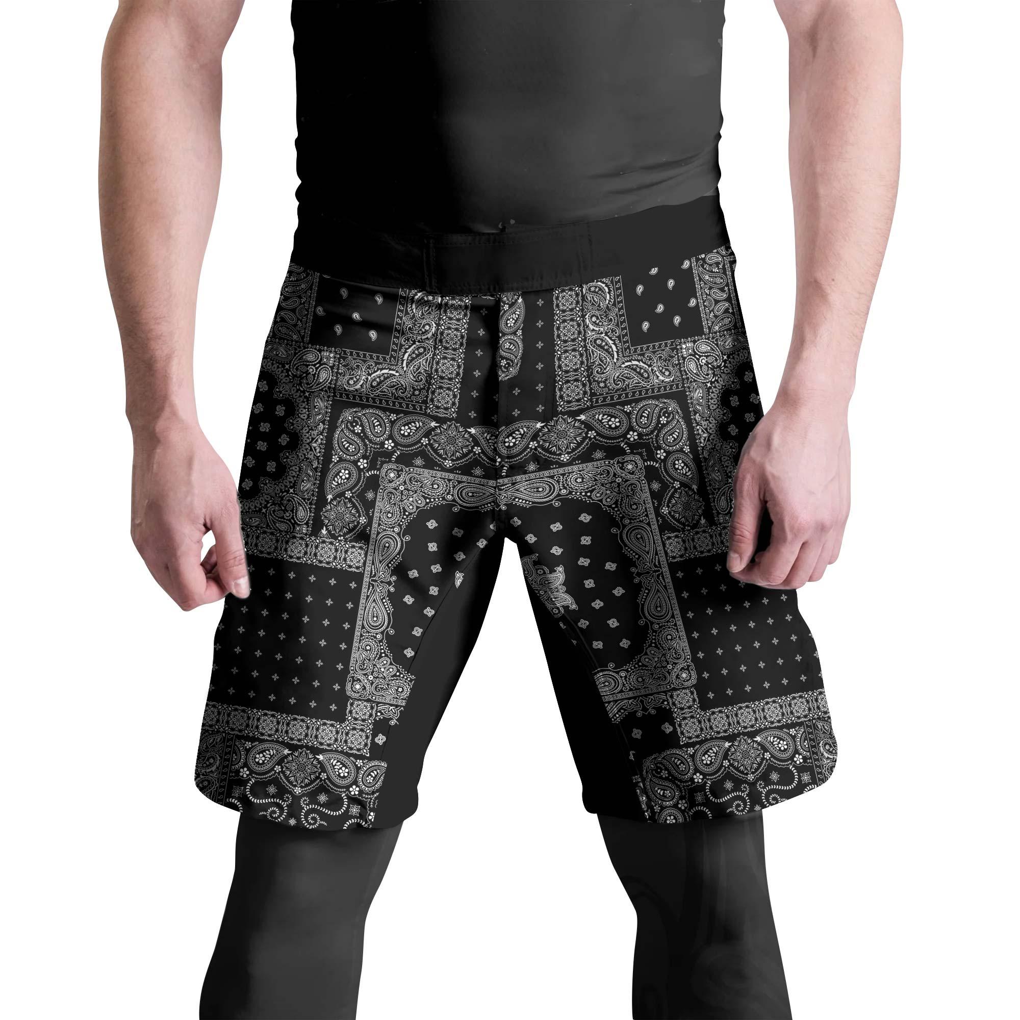 Paisley Wave Fight Shorts | Paisley Board Shorts | Martial Art shorts