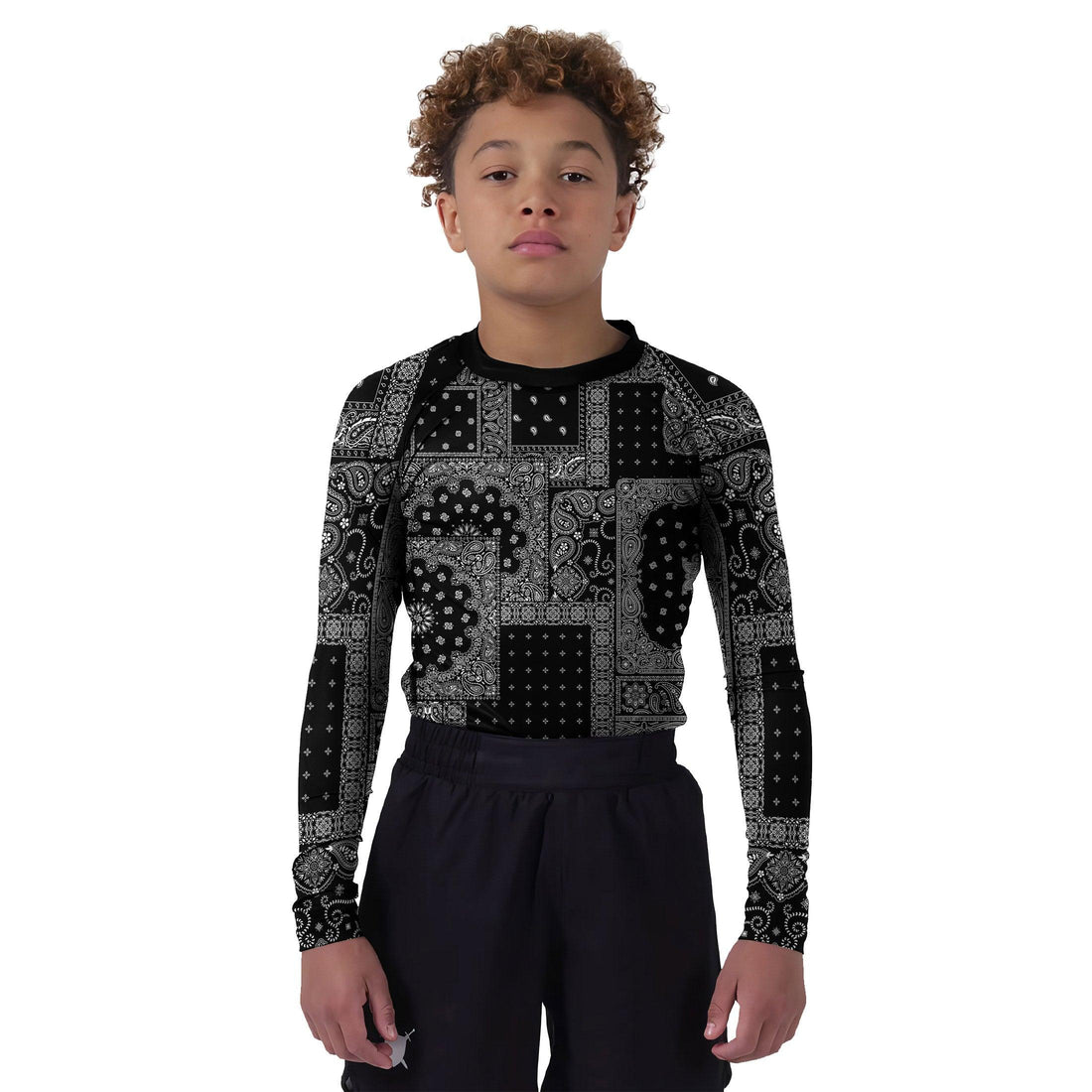 Paisley Wave Kids Rash Guard