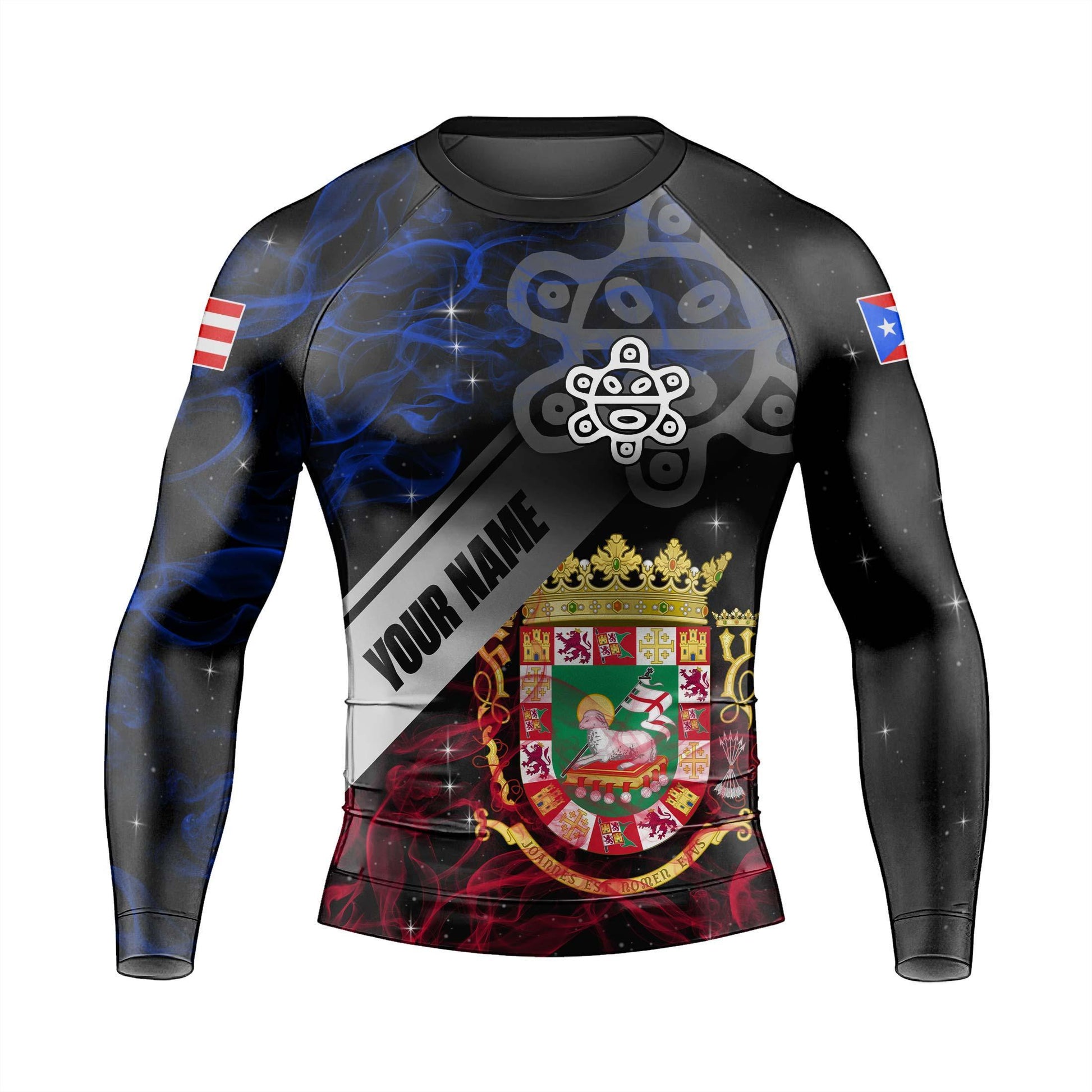 Personalized Puerto Rican Legend Rash Guard