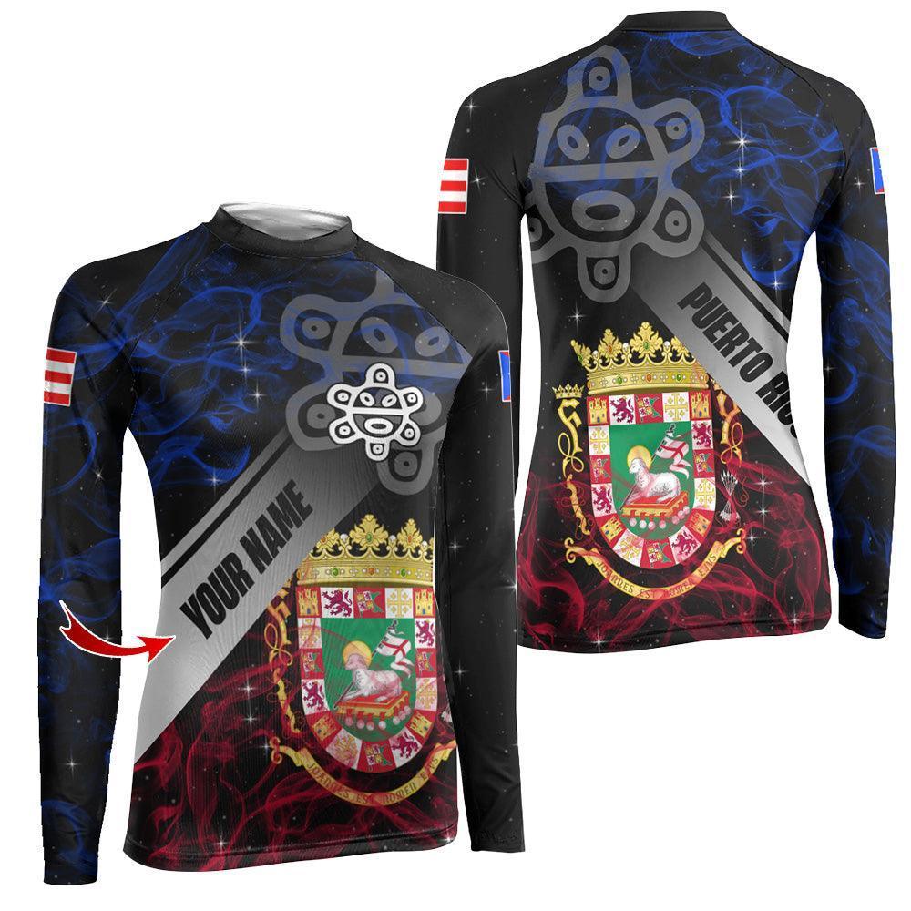 Personalized Puerto Rican Legend Rash Guard