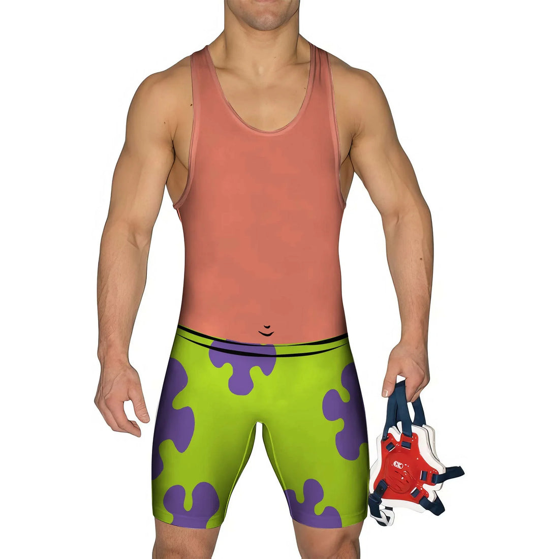 Personalized Spongebob Patrick Star Wrestling Singlet