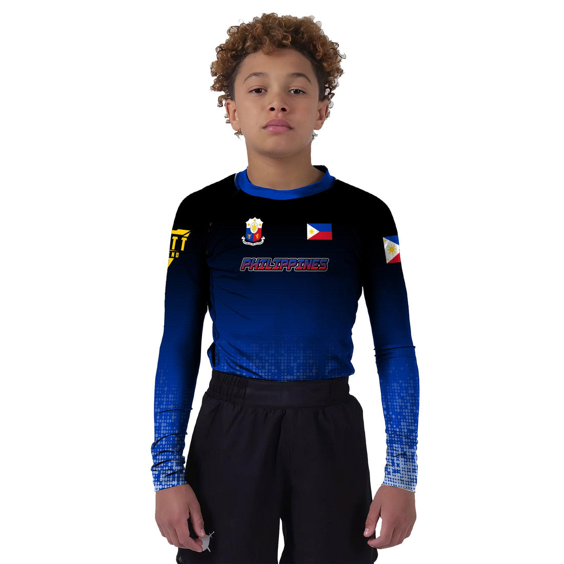 Philippines Halftone Kids Rash Guard