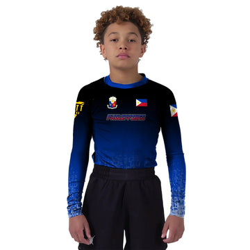 Philippines Halftone Kids Rash Guard