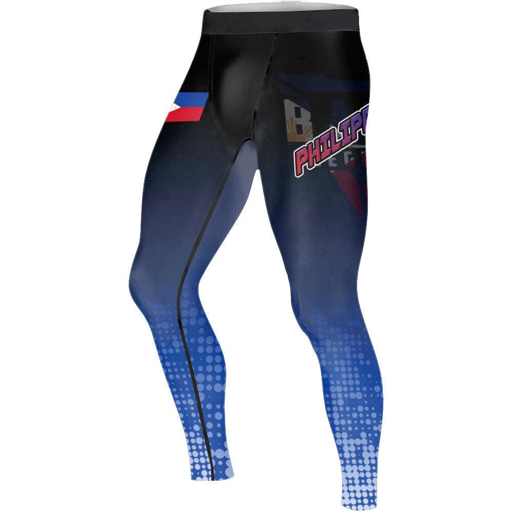 Philippines Halftone Men's Compression Leggings