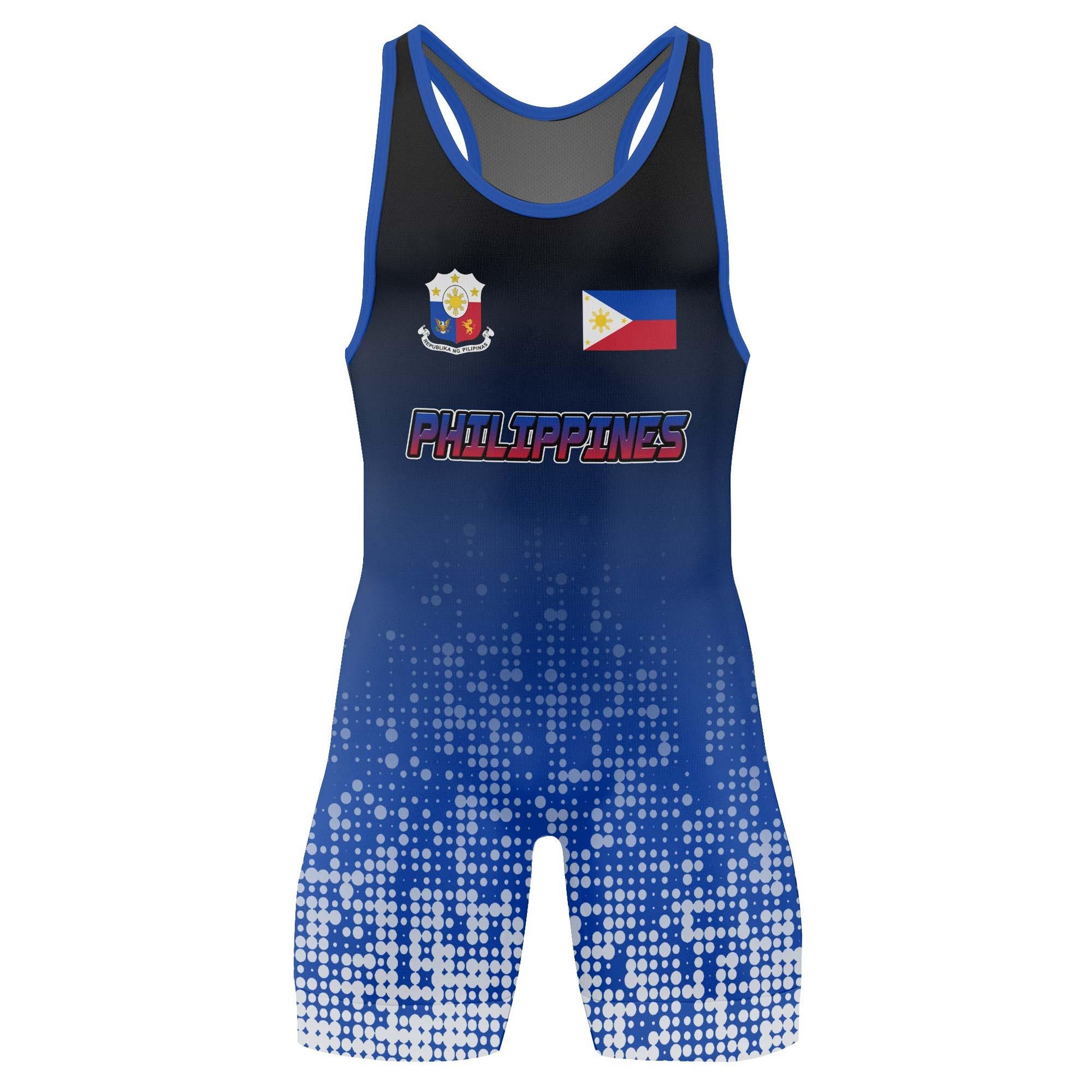 Philippines Halftone Wrestling Singlet