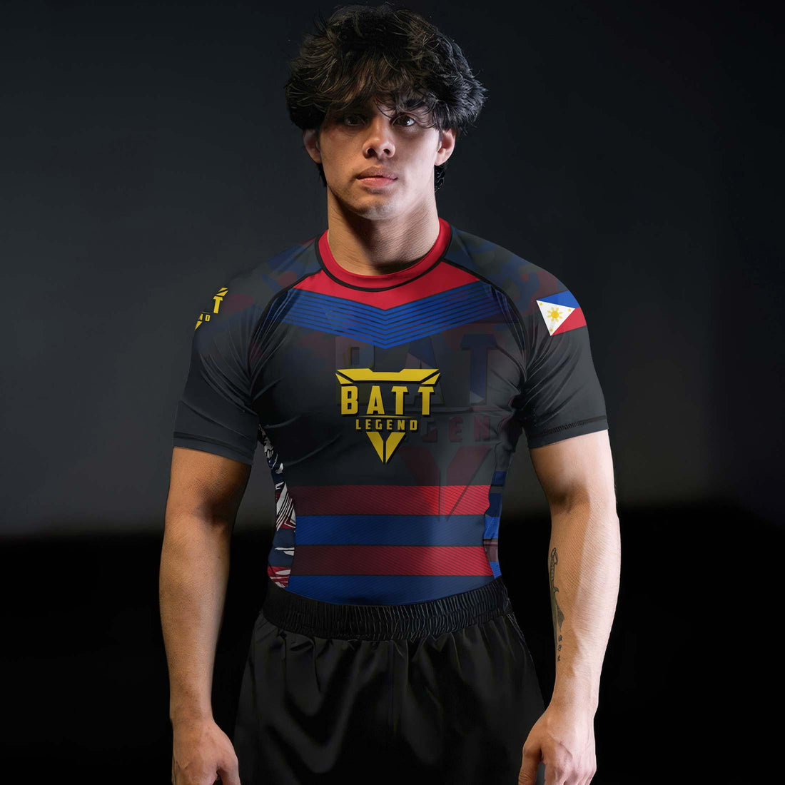 Philippines Skull Fighter Rash Guard