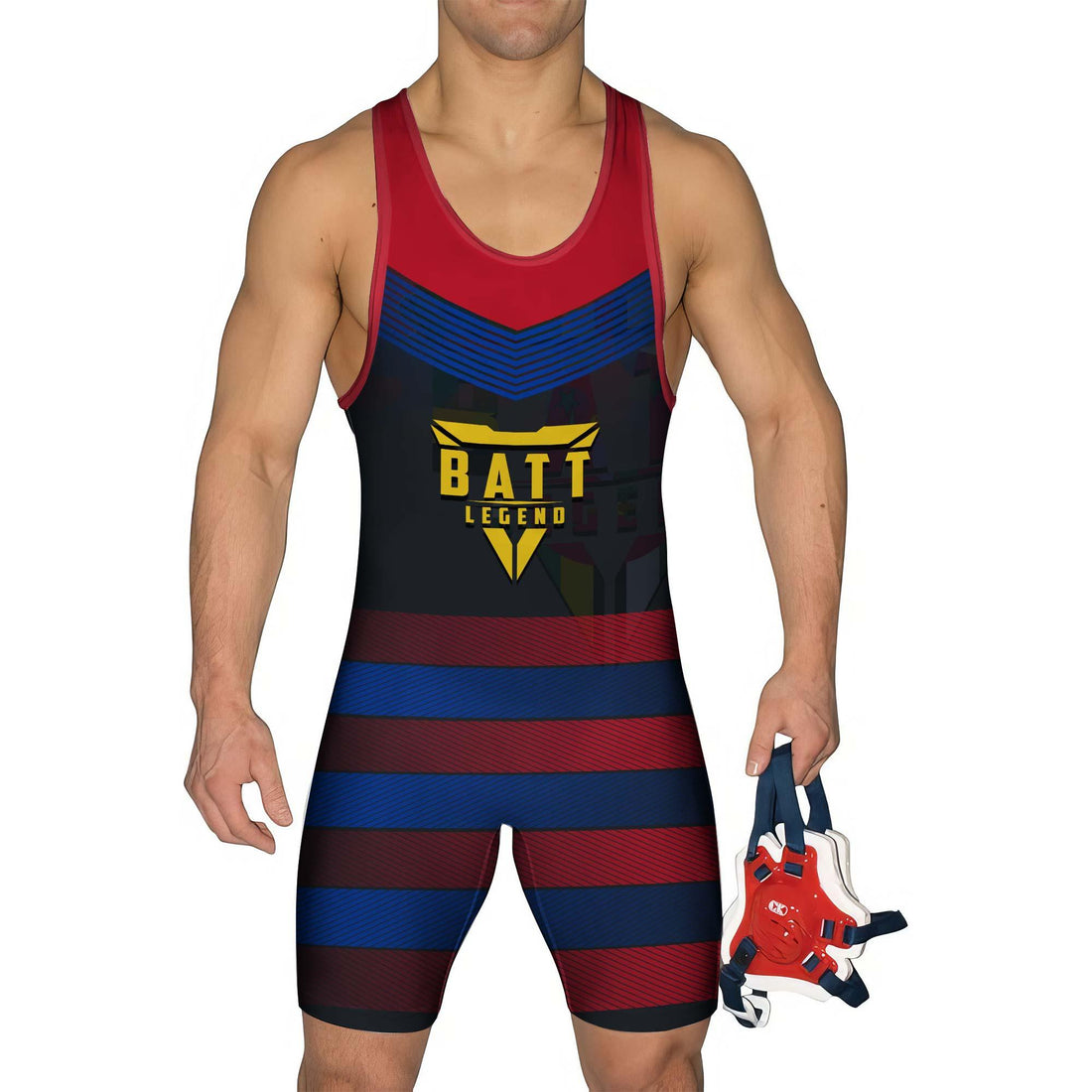 Philippines Skull Fighter Wrestling Singlet
