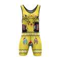 Pikachu Christmas Wrestling Singlet