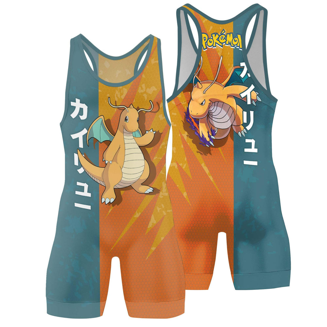 Pokemon Dragonite Sky Dragon Wrestling Singlet