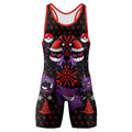 Pokemon Gastly Haunter Gengar Christmas Wrestling Singlet