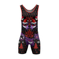 Pokemon Gastly Haunter Gengar Christmas Wrestling Singlet