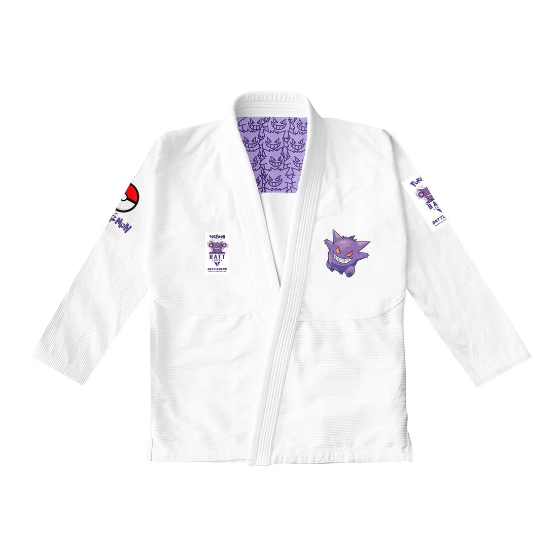 Pokemon Gengar Adult White GI