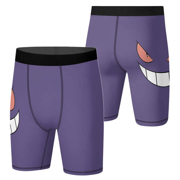 Pokemon Gengar Face Compression Shorts