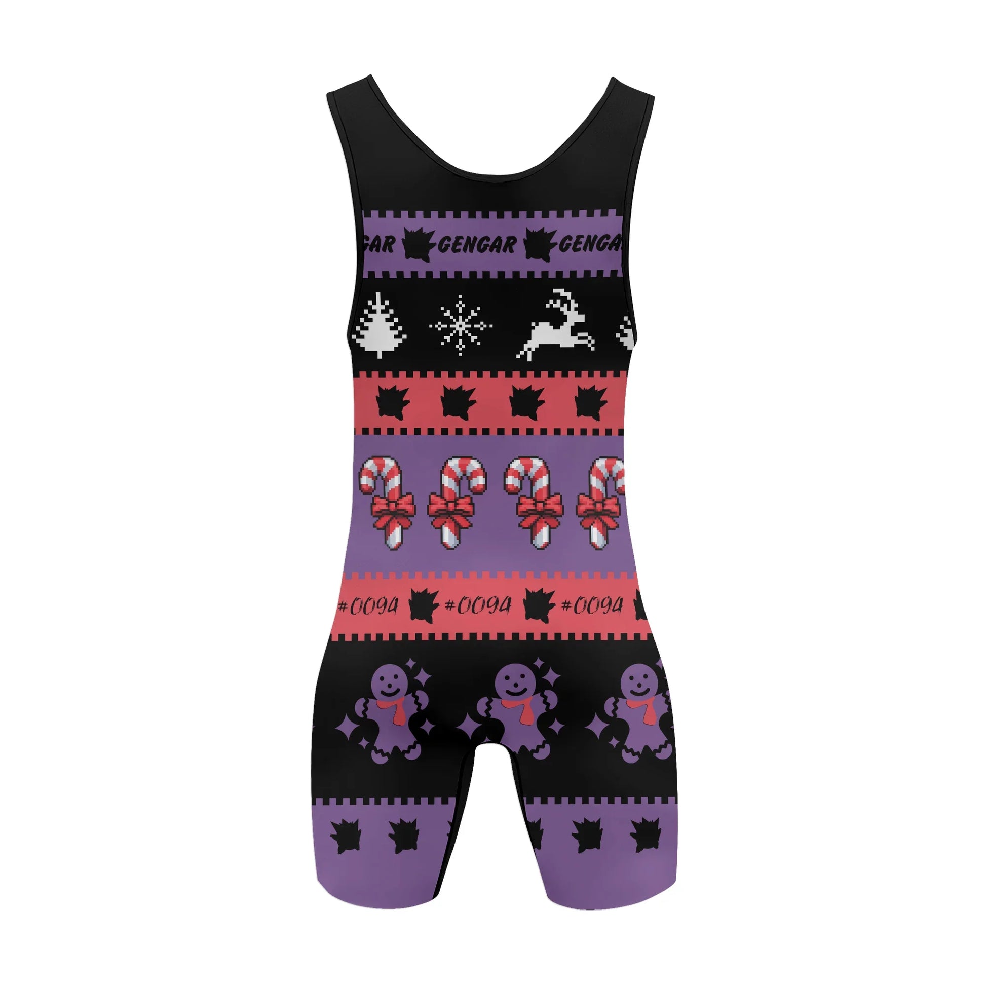 Pokemon Gengar Hello Winter Wrestling Singlet