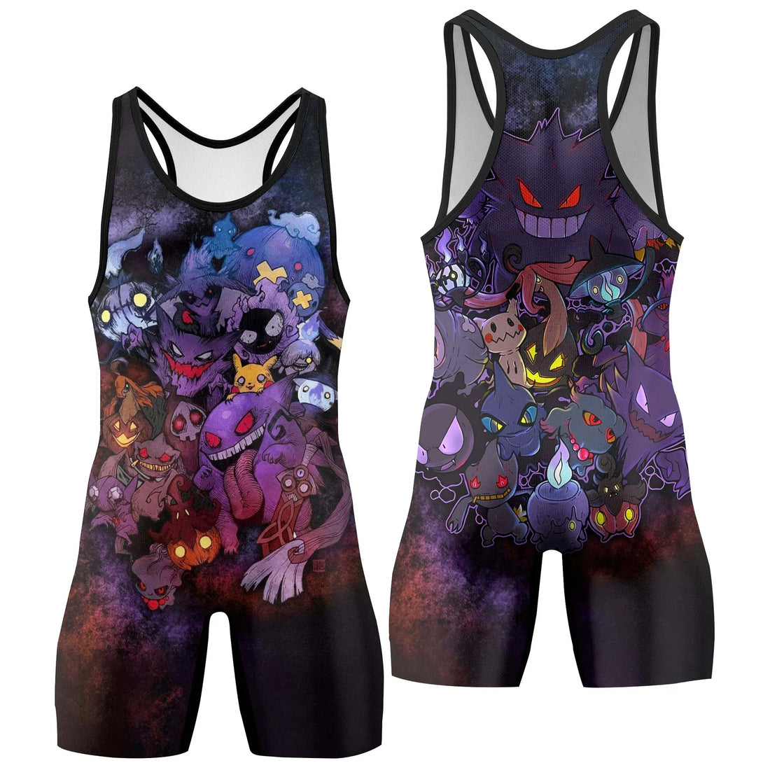 Pokemon Halloween Wrestling Singlet