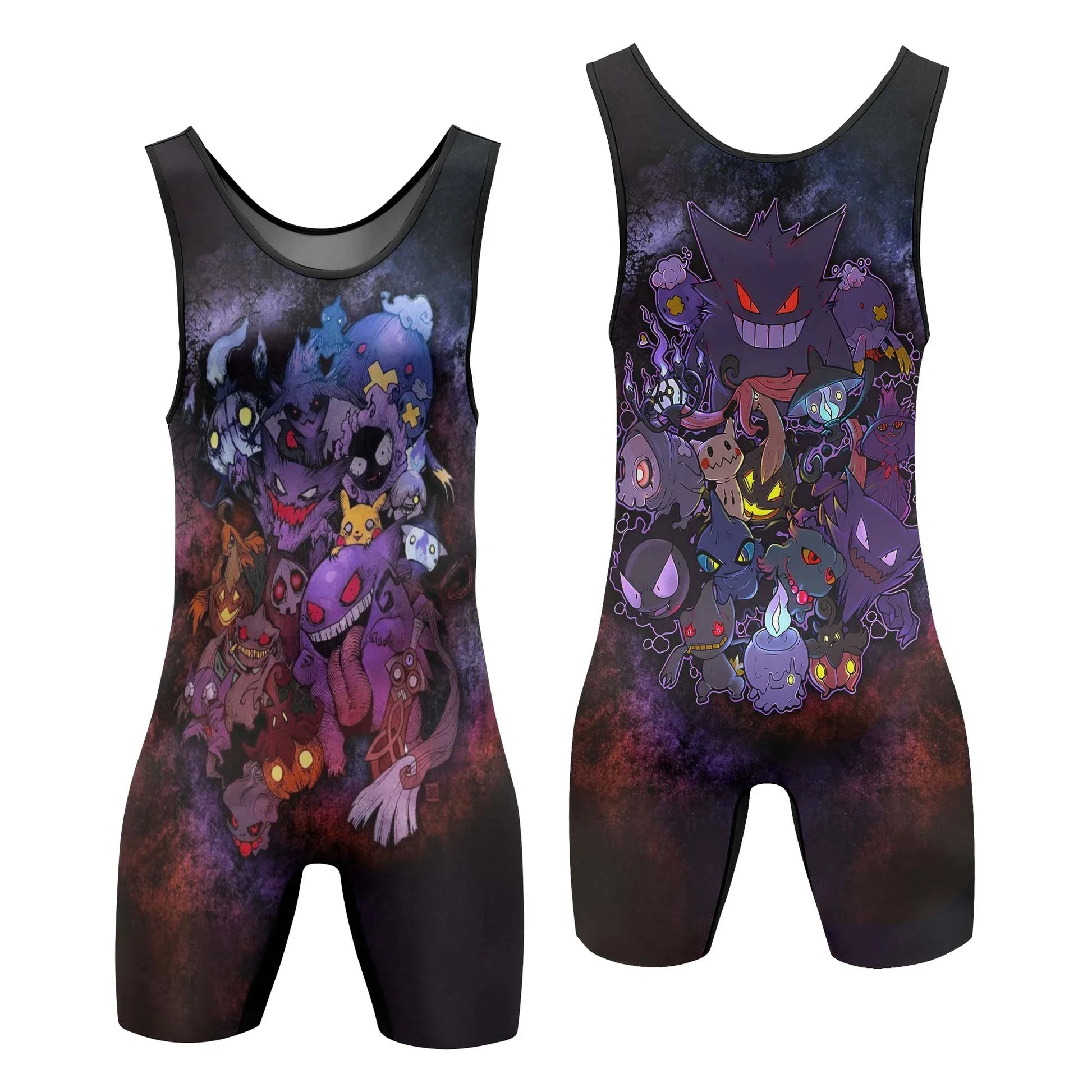 Pokemon Halloween Wrestling Singlet