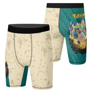 Pokemon Lazy Snorlax Compression Shorts