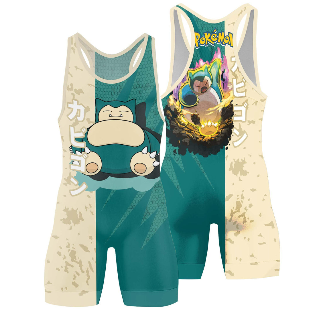 Pokemon Lazy Snorlax Wrestling Singlet