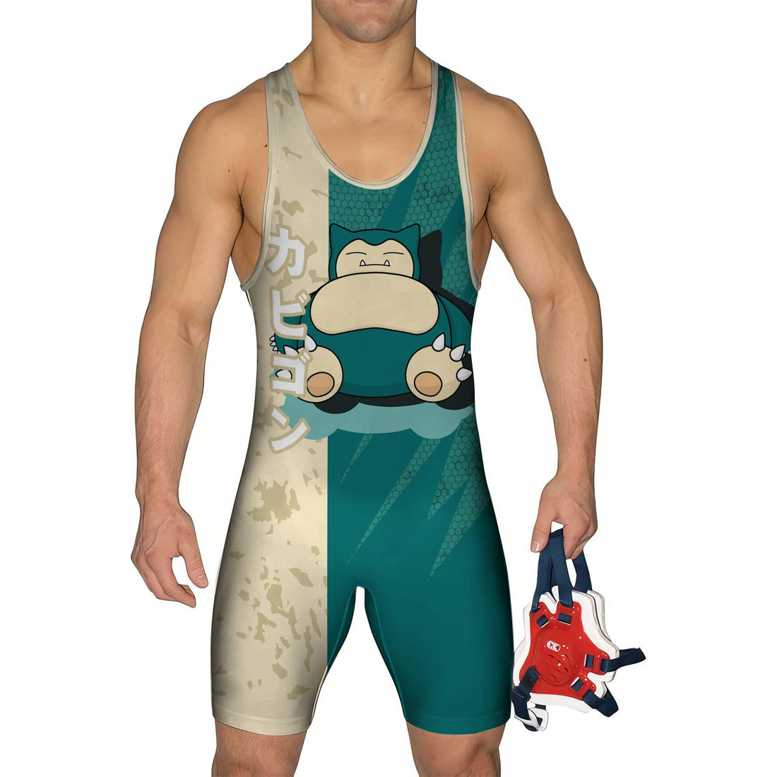 Pokemon Lazy Snorlax Wrestling Singlet