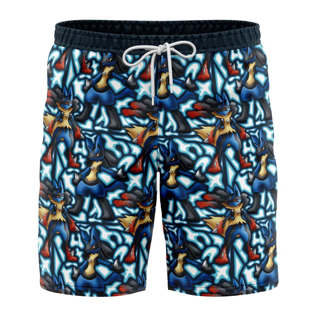 Pokemon Lucario Swim Trunks