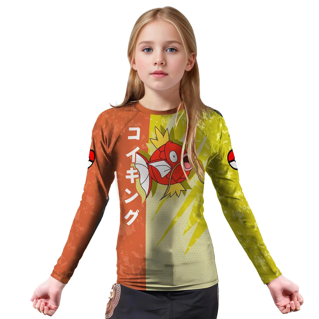 Pokemon Magikarp Splash Kids Rash Guard