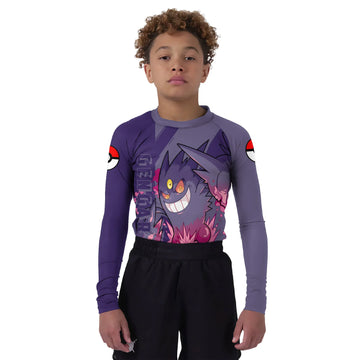 Pokemon Mega Gengar Kids Rash Guard