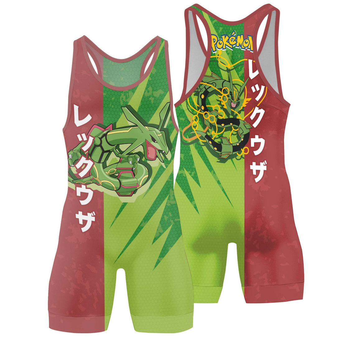 Pokemon Rayquaza Wrestling Singlet