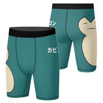 Pokemon Snorlax Face Compression Shorts