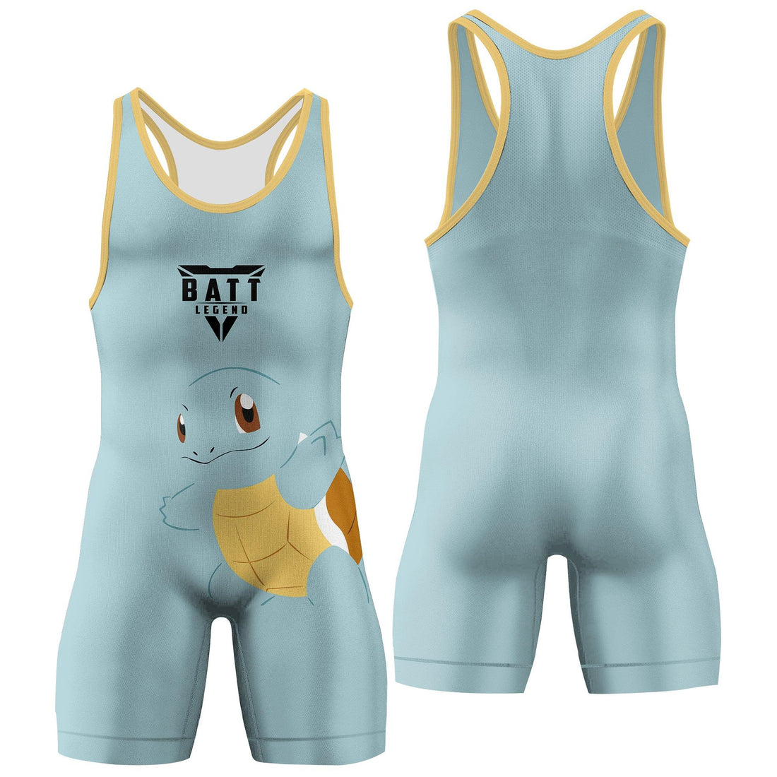 Pokemon Squirtle Wrestling Singlet