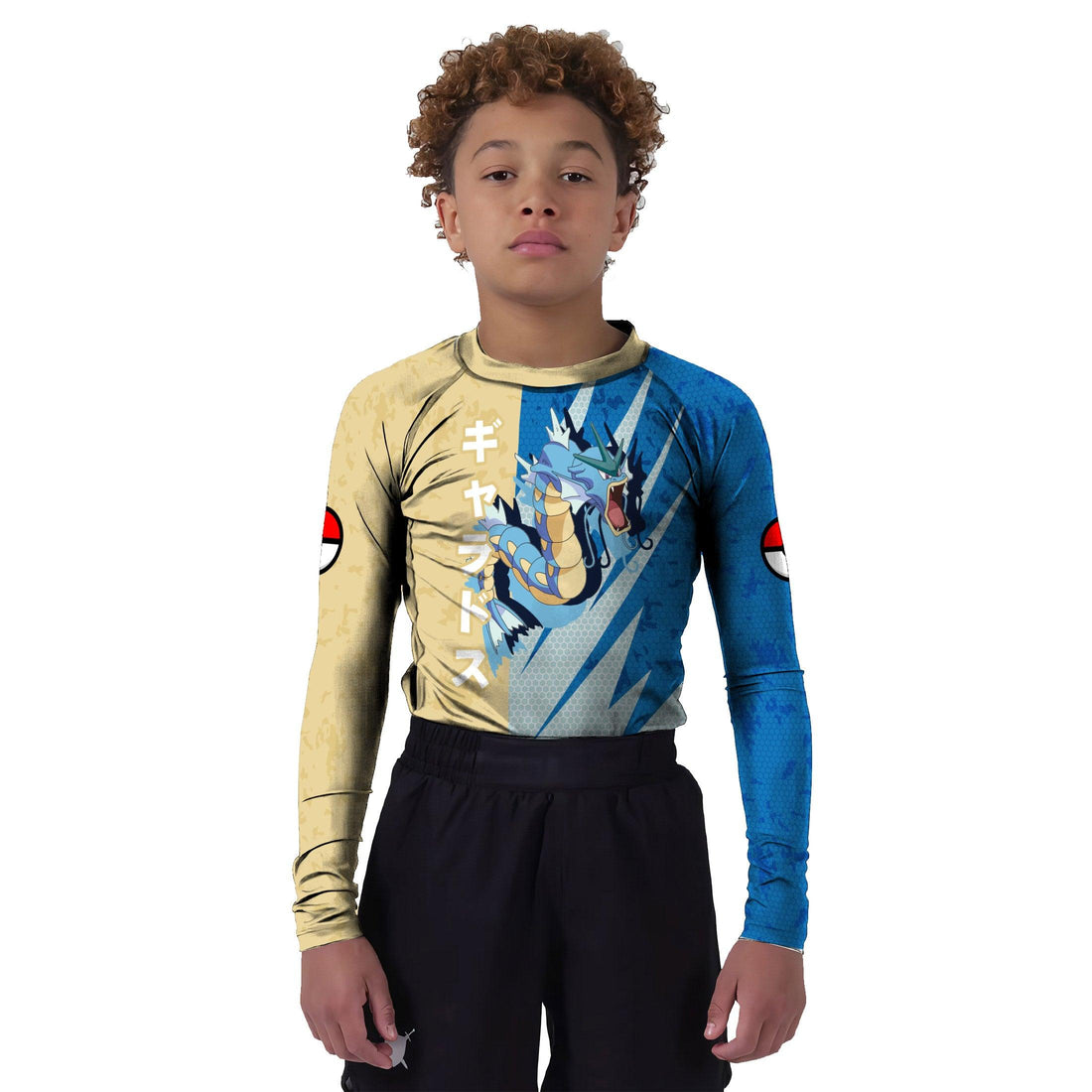 Pokemon Water Dragon Gyarados Kids Rash Guard