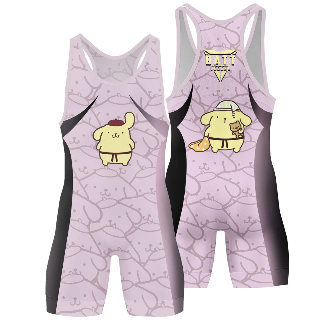 Pompompurin Wrestling Singlet